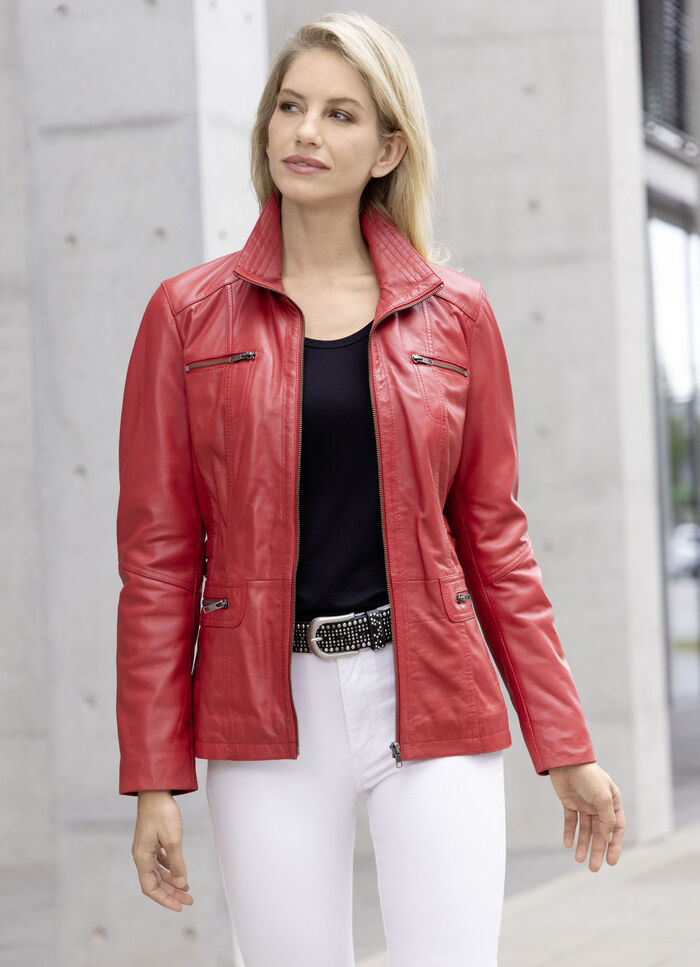 Lederkurzjacke von &bdquo;Caminari&ldquo; 