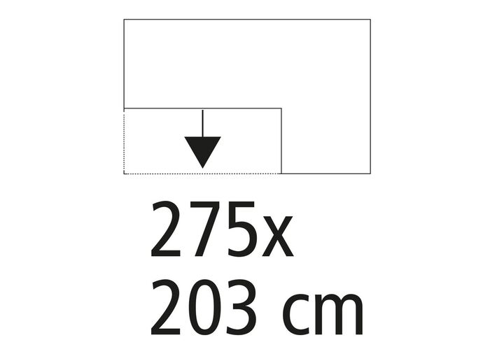 Polsterm&ouml;bel mit Funktion und verstellbaren Kopfst&uuml;tzen ANTHRAZIT