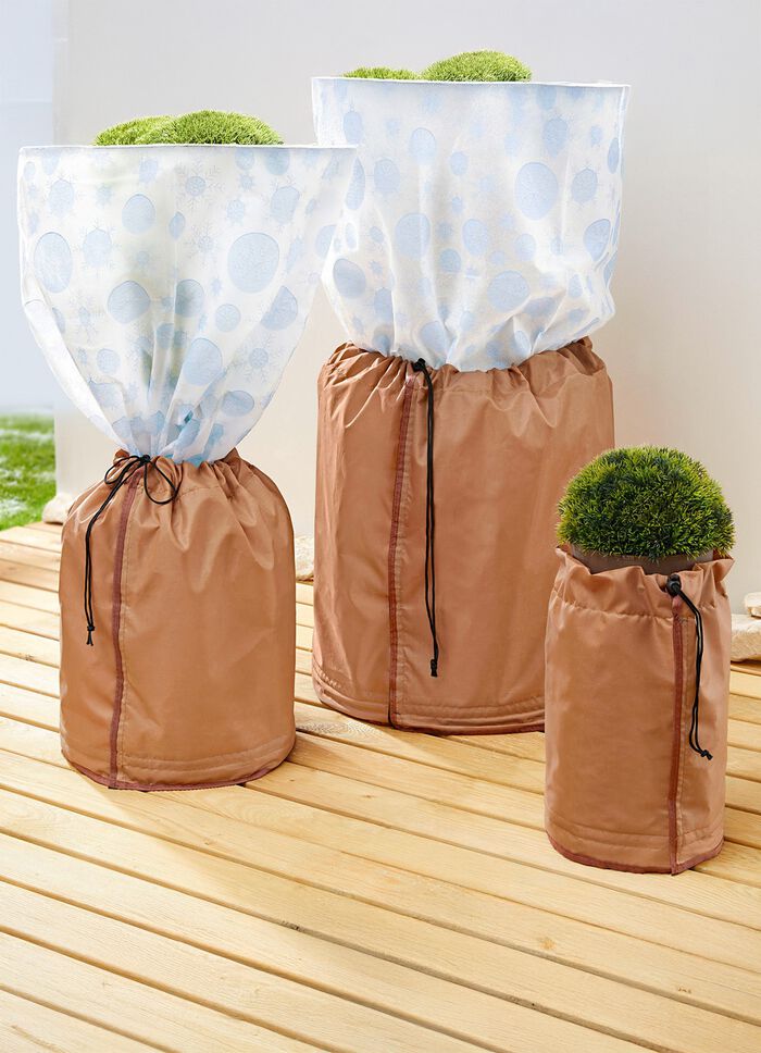 Topfschutz mit Rei&szlig;verschluss und Zugband 