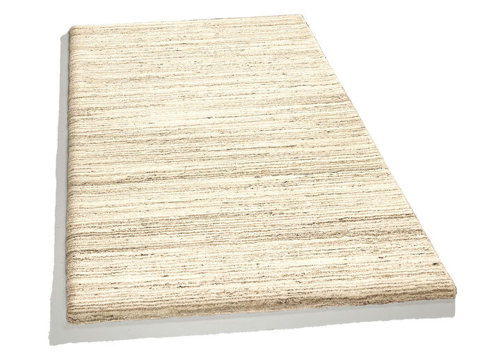 Handgetuftete Brücken, Teppiche und Bettumrandung UNI BEIGE