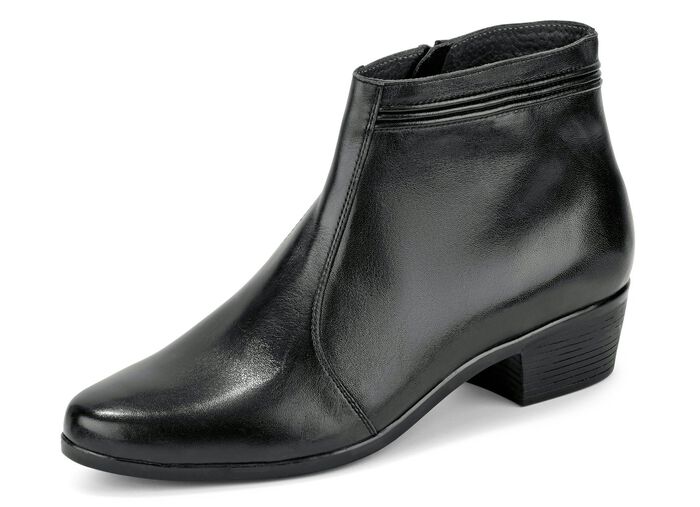 Stiefelette mit Innenrei&szlig;verschluss SCHWARZ