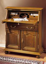 Sekret&auml;r mit Echtholzfurnier 