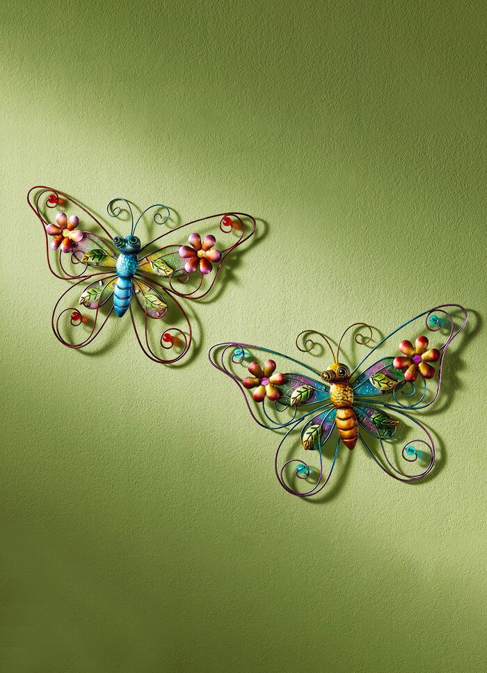 Wanddekoration aus Metall 