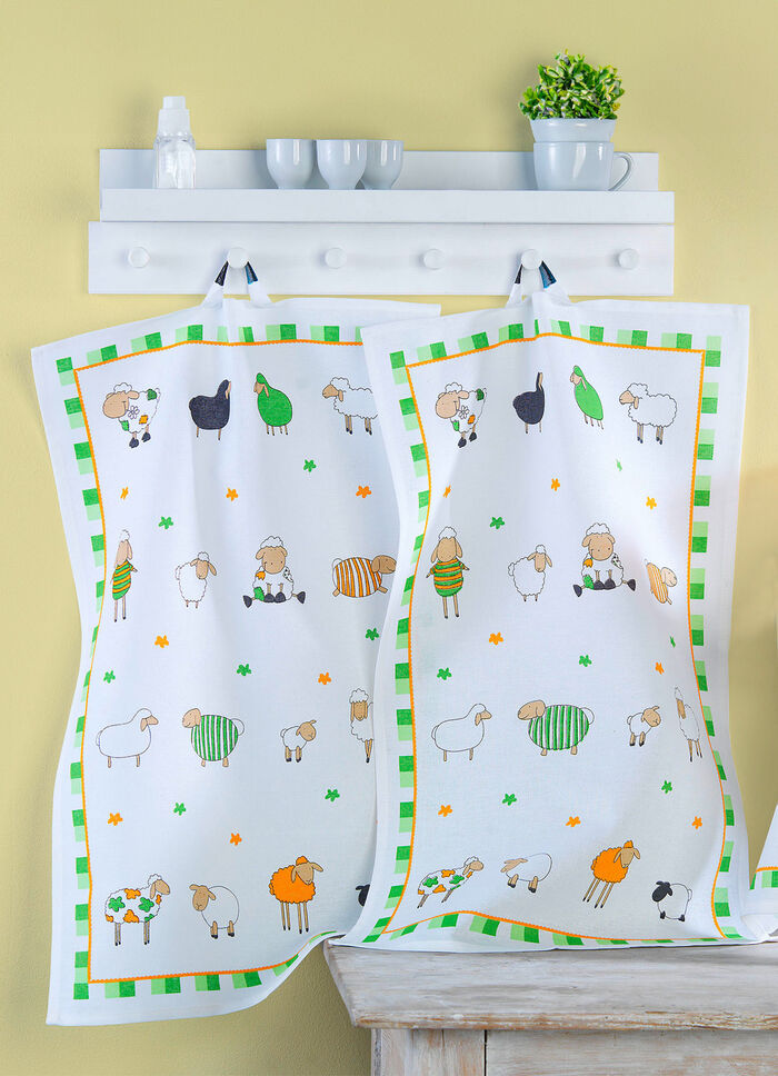 Hochwertige Geschirrtücher aus Baumwolle, 3er-Set 