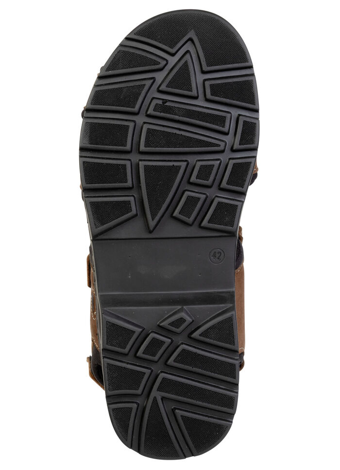 GINO GALANTE, sportliche Herren-Sandalen, mit Klettverschluss BRAUN