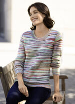 Pullover aus Melangegarn 