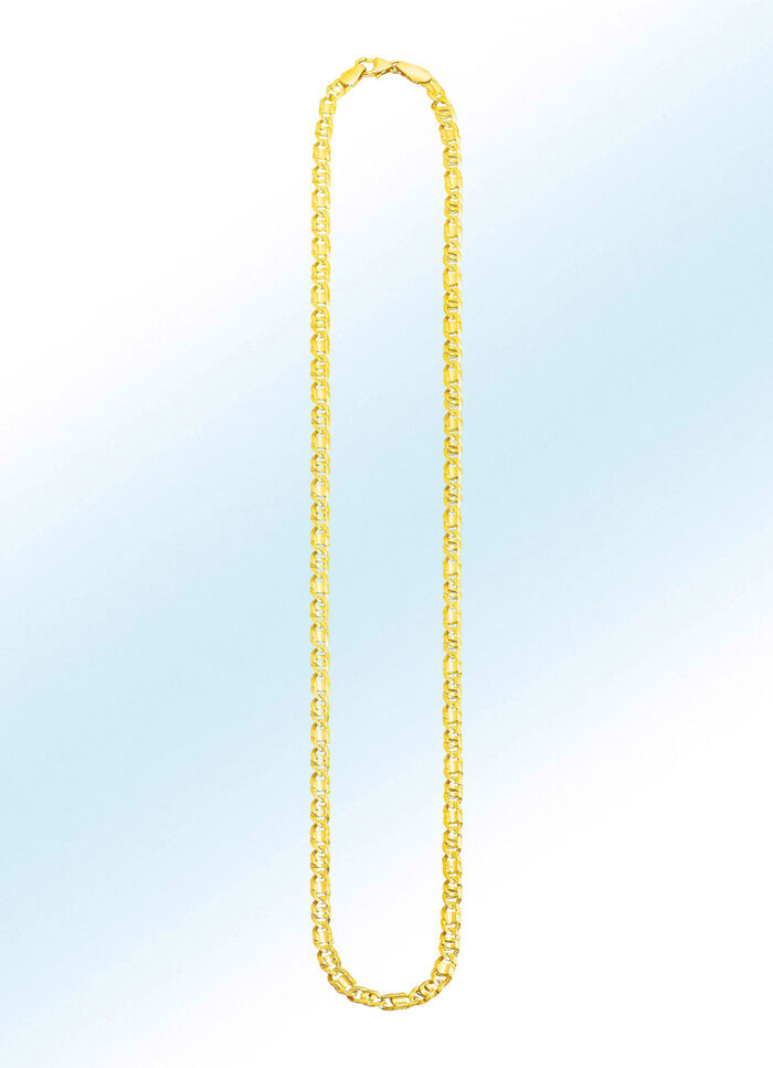 Diamantierte, massive Halskette 