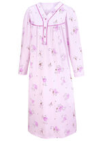 Zweierpack Nachthemden, Langarm mit Knopfleiste 