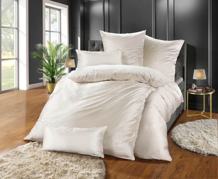 Seiden-Bettwäsche  WEISS