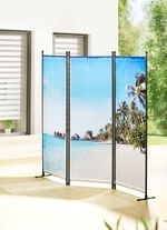 UV-best&auml;ndiger Paravent mit wundersch&ouml;nen Motiven 