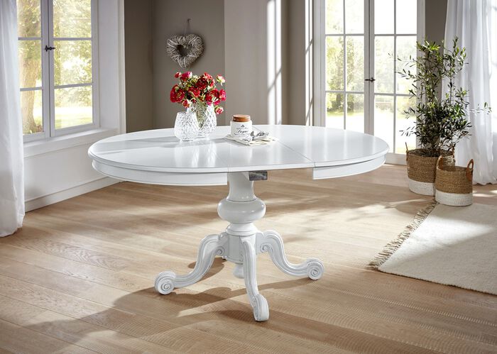 Esszimmer-M&ouml;bel im Landhausstil CREME