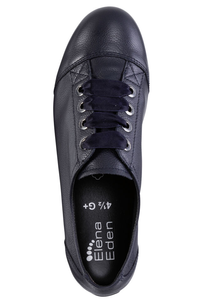 ELENA EDEN Schnürschuh aus bestem Kalbleder DUNKELBLAU