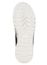 ELENA EDEN, bequeme Damen-Sneaker, Weite H, mit herausnehmbarem Fu&szlig;bett SCHWARZ