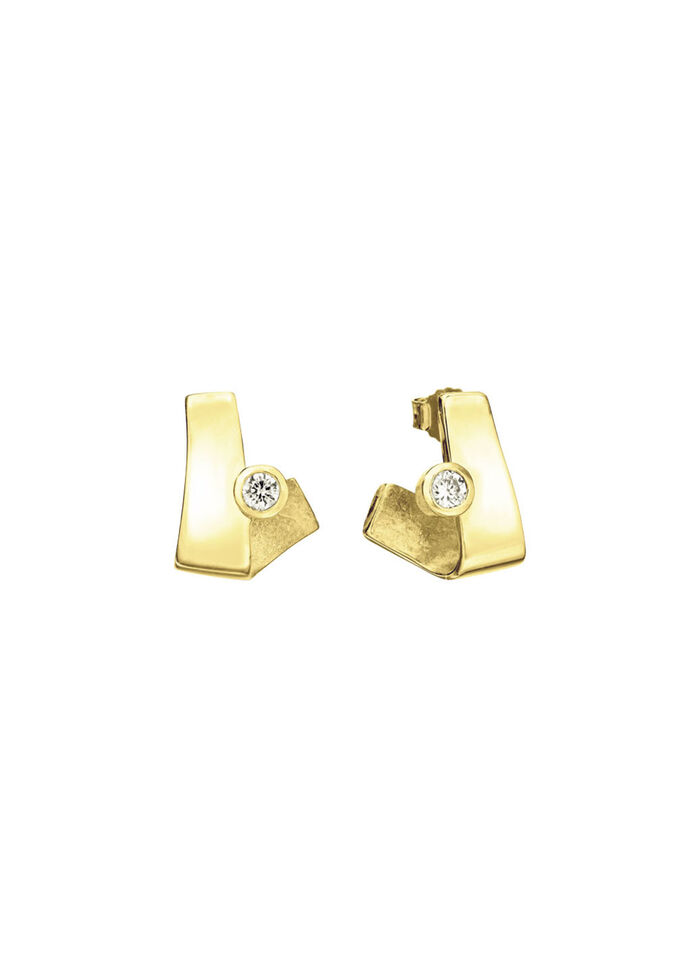 Zarte Brillanz &ndash; Ohrstecker aus edlem Gold 