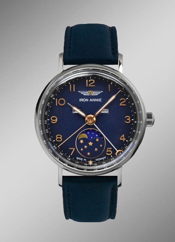 IRON ANNIE Amazonas, Damenuhr mit Mondphase 