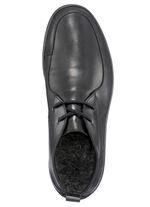 Schn&uuml;r-Bootie mit Wechselfu&szlig;bett SCHWARZ