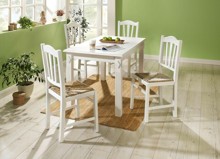 St&uuml;hle, 2er-Set, mit Gestell aus massivem Buchenholz 