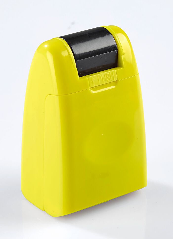 Datenschutz-Stempelroller zum Schutz vor Datenklau 