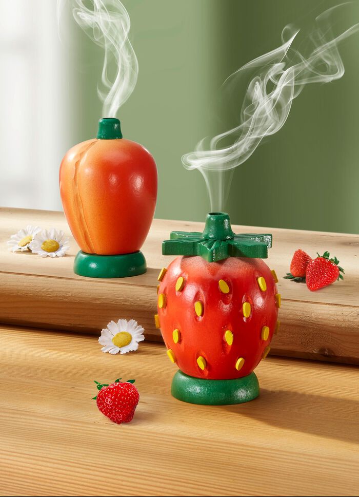 R&auml;ucherfiguren mit fruchtigem Duft ROT-GR&Uuml;N
