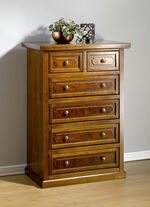 TV-Kommode mit schöner Wurzelholzzier NUSSBAUM