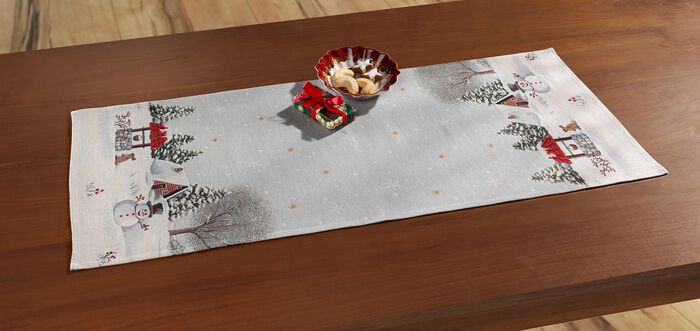 Tisch- und Raumdekoration aus Gobelin 