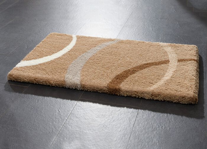 Supersoft Badgarnitur mit Latex-Rückseite von Grund BEIGE