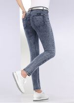 Kn&ouml;chellange, figurformende Jeans 