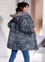 Longjacke mit abnehmbarer Kapuze 