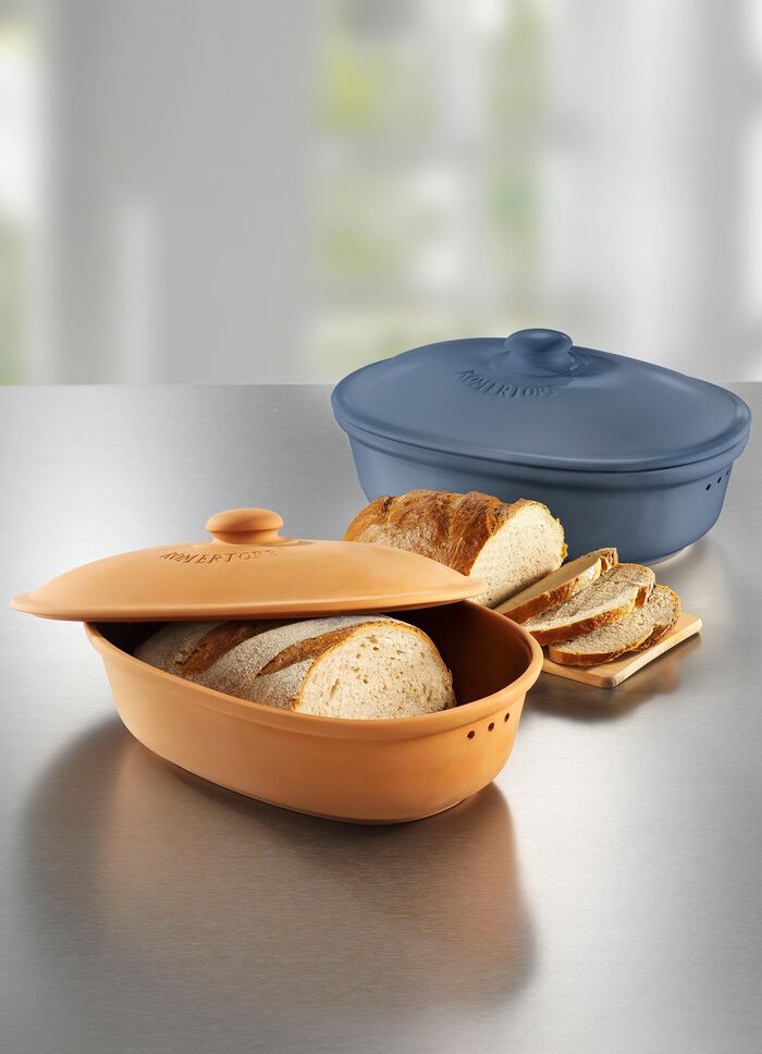 R&ouml;mertopf Brottopf aus Naturton 