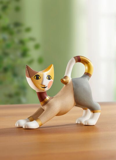 Mini-Katze Leni aus Biskuitporzellan 