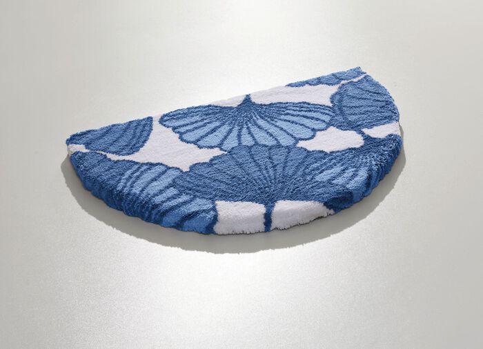 Badgarnitur mit Ginkgobl&auml;tter-Motiv 