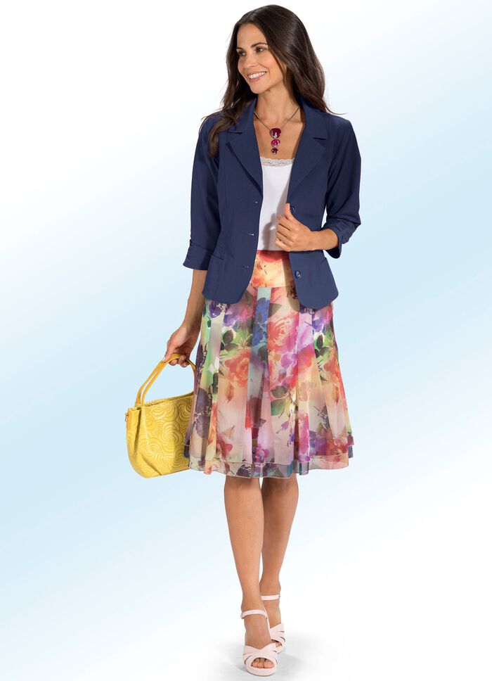 Blusenblazer mit Baumwolle MARINE