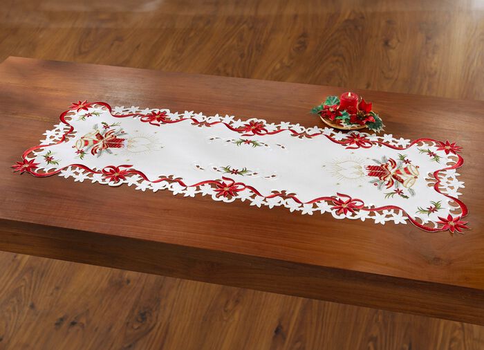 Festliche Tisch- und Raumdekoration SEKT-ROT-BUNT