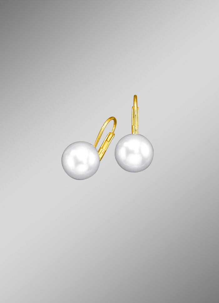 Ohrringe mit S&uuml;&szlig;wasser-Zuchtperlen 