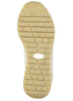 ELENA EDEN, elegante Damen-Sneaker, Weite G, mit herausnehmbarem Fußbett BEIGE-WEISS