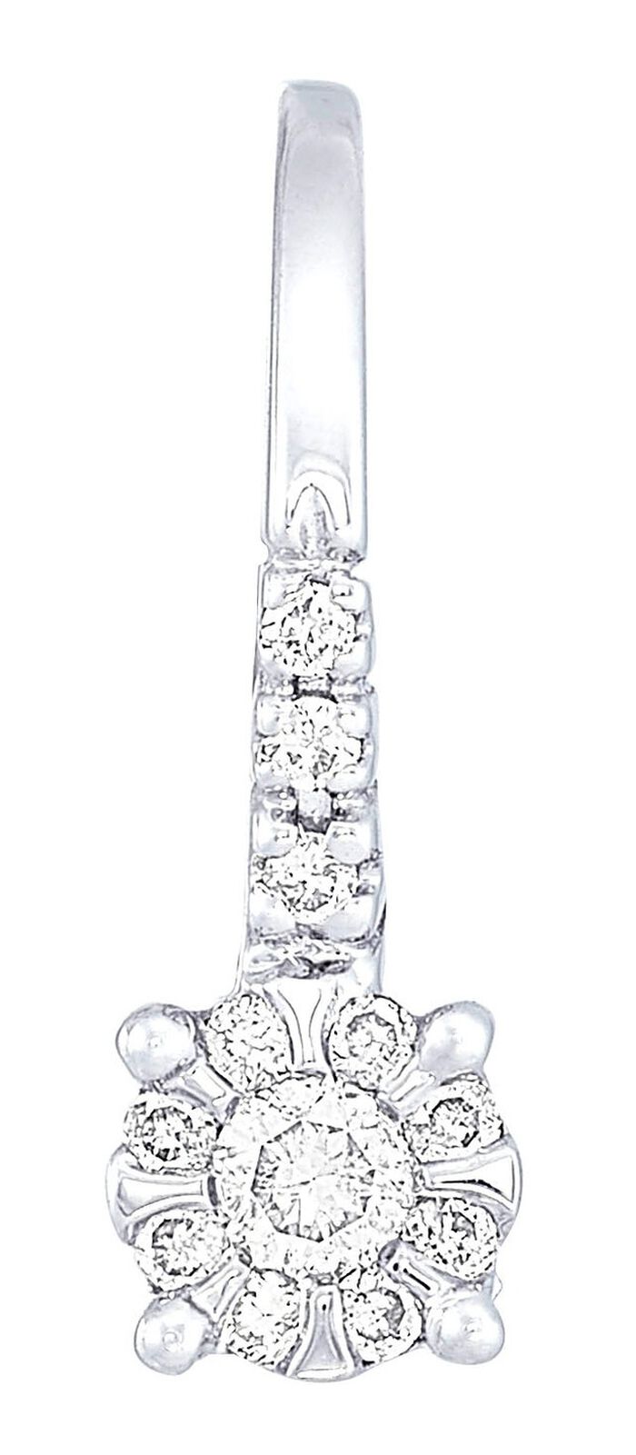 Exquisite Ohrringe mit 24 Brillanten 