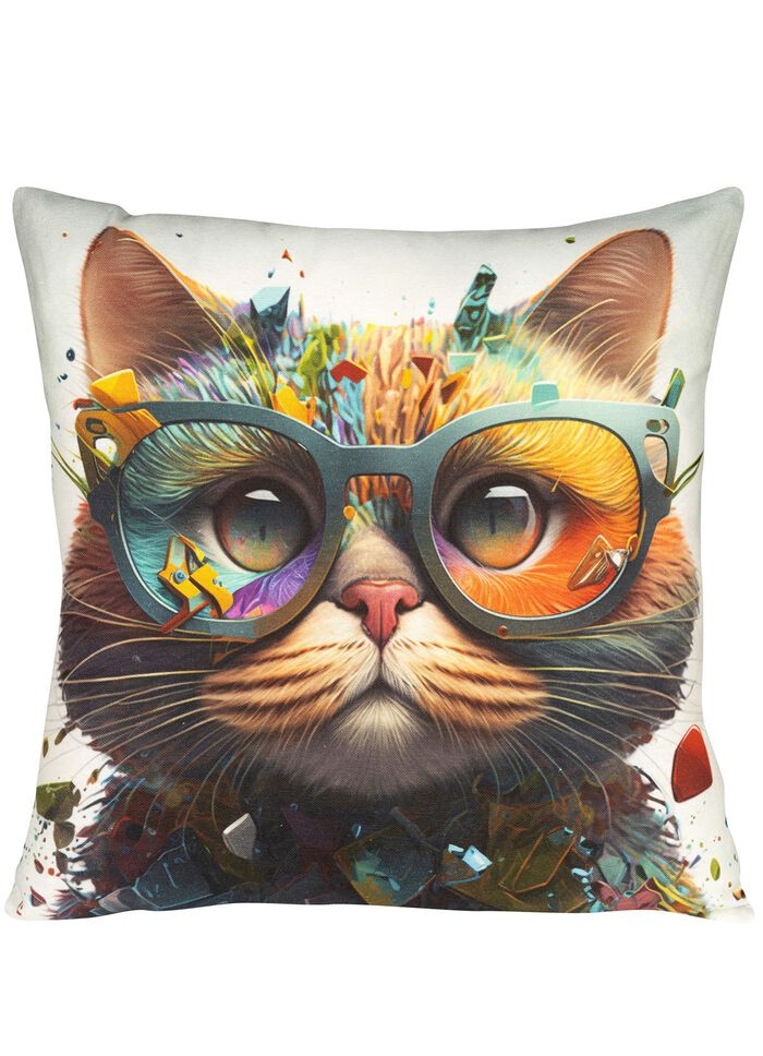 Kissenbezug mit Katzen-Motiv 