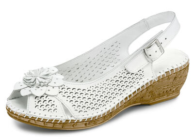 Gemini Sandalette mit Lederblüte 