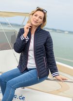Jacke mit Rei&szlig;verschlussleiste MARINE