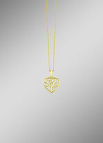 Vergoldeter Anh&auml;nger mit Zirkonia 