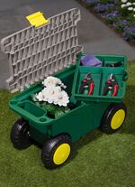 Garten-Rollwagen mit Box 