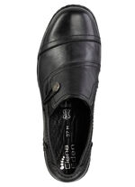 ELENA EDEN Slipper mit Metallschmuck SCHWARZ