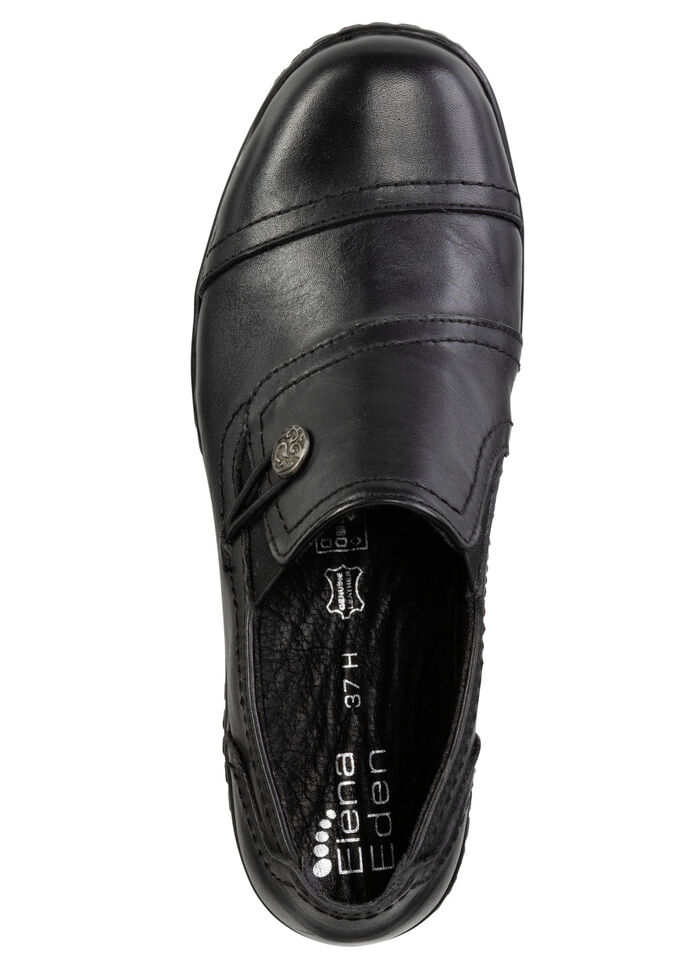 ELENA EDEN Slipper mit Metallschmuck SCHWARZ