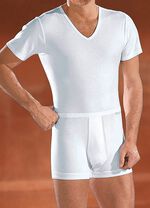 Mey Noblesse Schlupfjacke aus Feinripp, wei&szlig; 