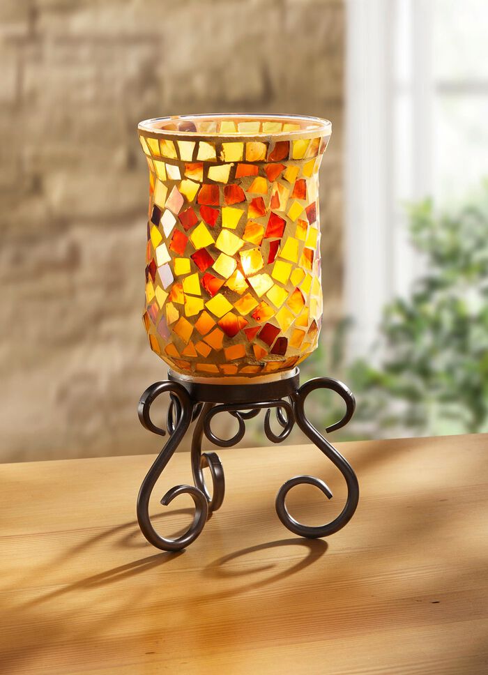Dekorativer Kerzenhalter Mosaik 