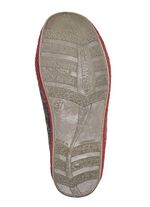 Atmungsaktive Damen-Hausschuhe, mit Schurwolle ANTHRAZIT-BORDEAUX