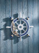 Deko-Steuerrad aus Holz 