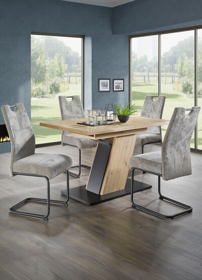 Essgruppe, 5-teilig, in modernem Design 