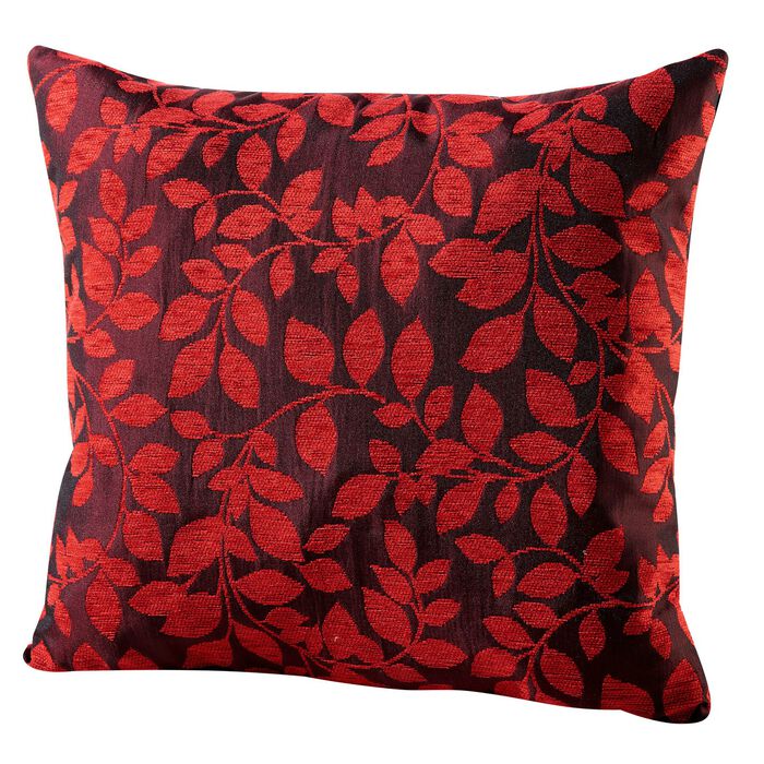 Kissenbezug mit h&uuml;bschem Bl&auml;ttermotiv 