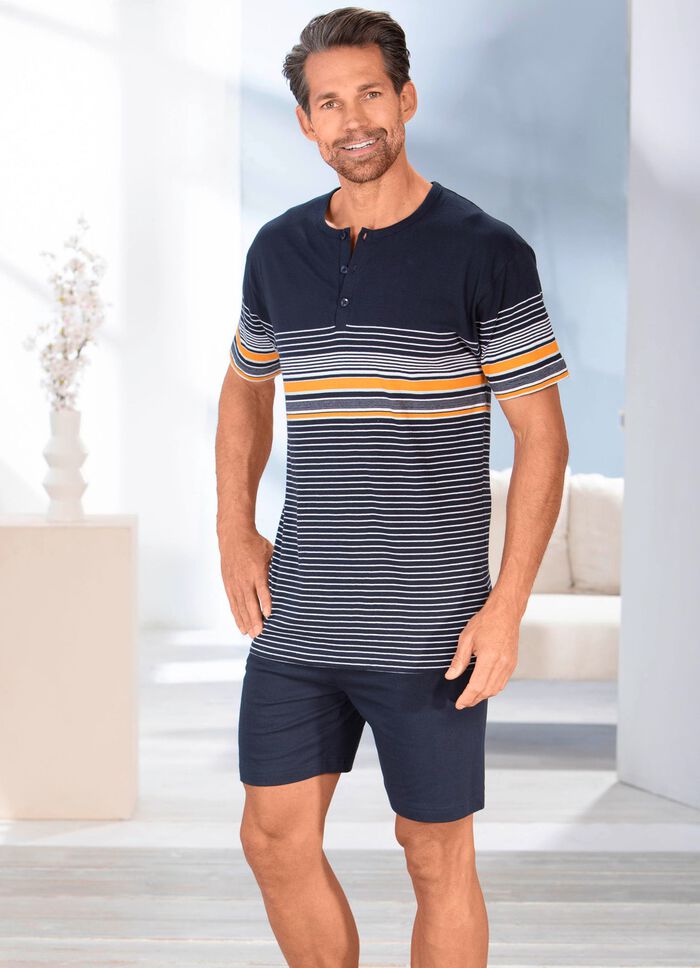 Shorty mit Knopfleiste 